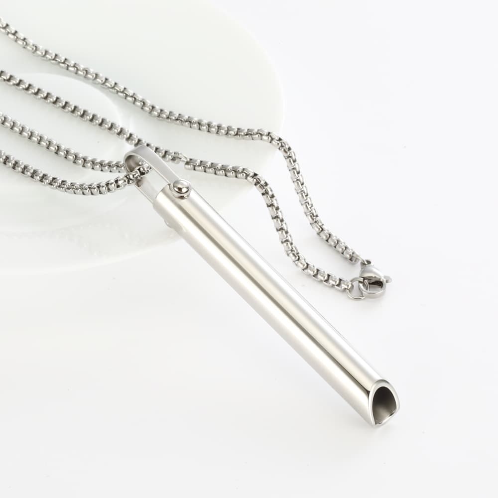 Conjunto de collar y anillo ajustables de acero titanio