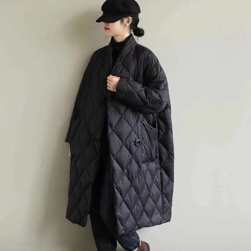 Abrigo acolchado talla grande para invierno