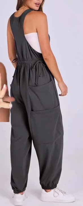 Mono suelto sin mangas de estilo casual