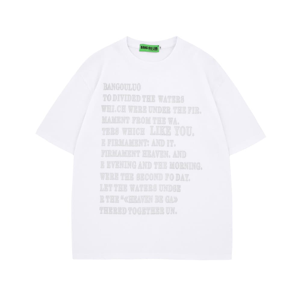 Remera hombre manga media cuello redondo