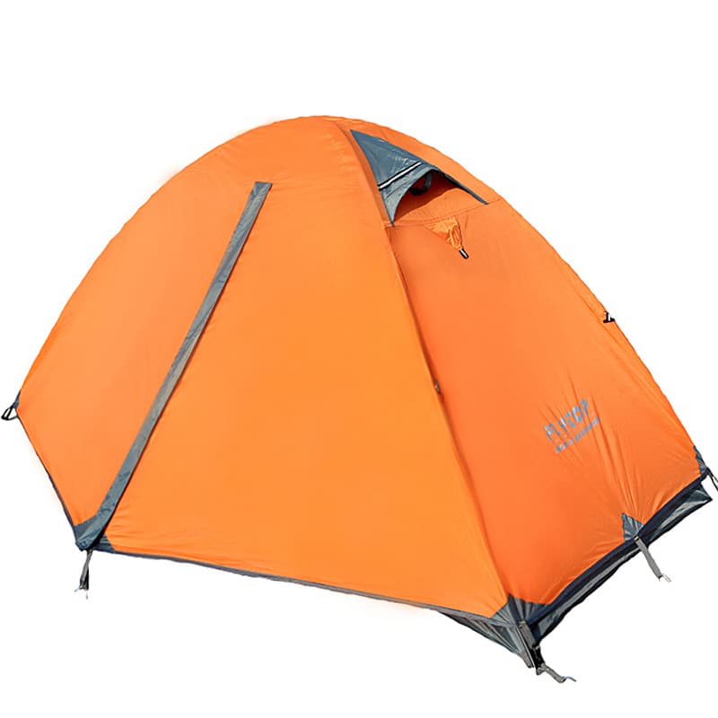 Tienda de camping de doble capa impermeable para montaña