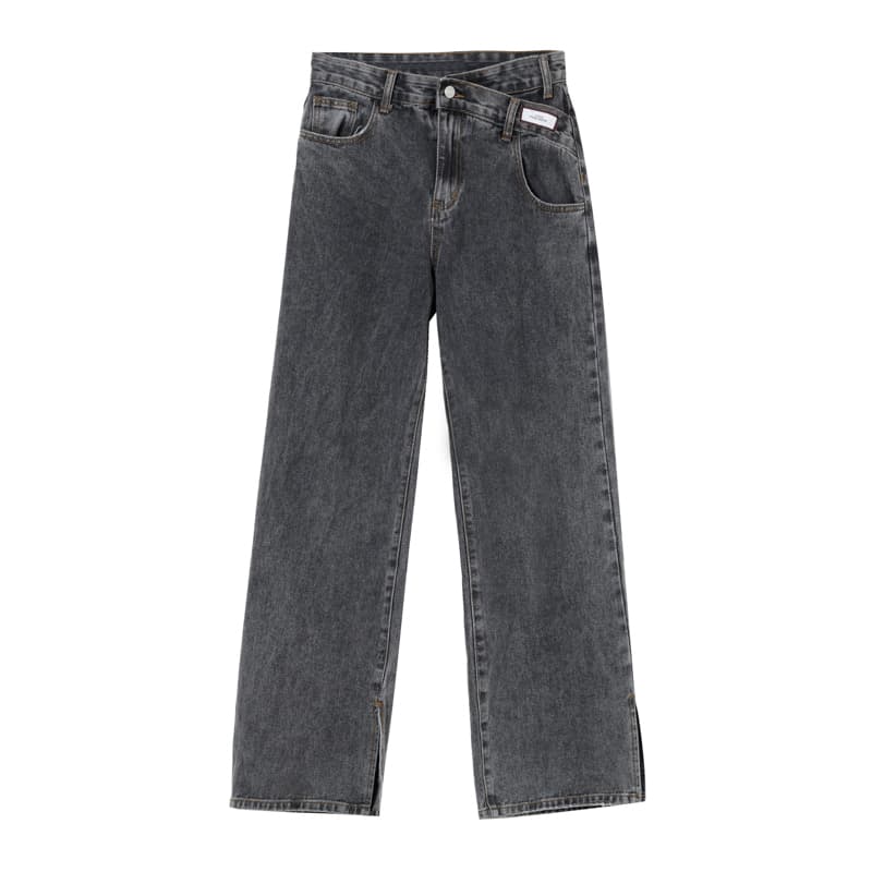 Pantalones casuales sueltos de cintura alta