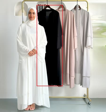 Cárdigan robe largo estilo Oriente Medio