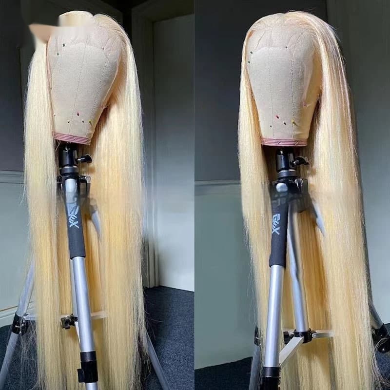 Peluca de encaje transparente de cuerpo completo con cabello humano