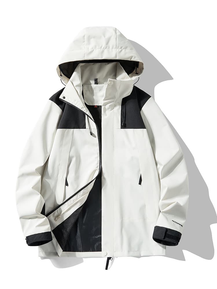 Chaqueta de montaña impermeable con mangas desmontables