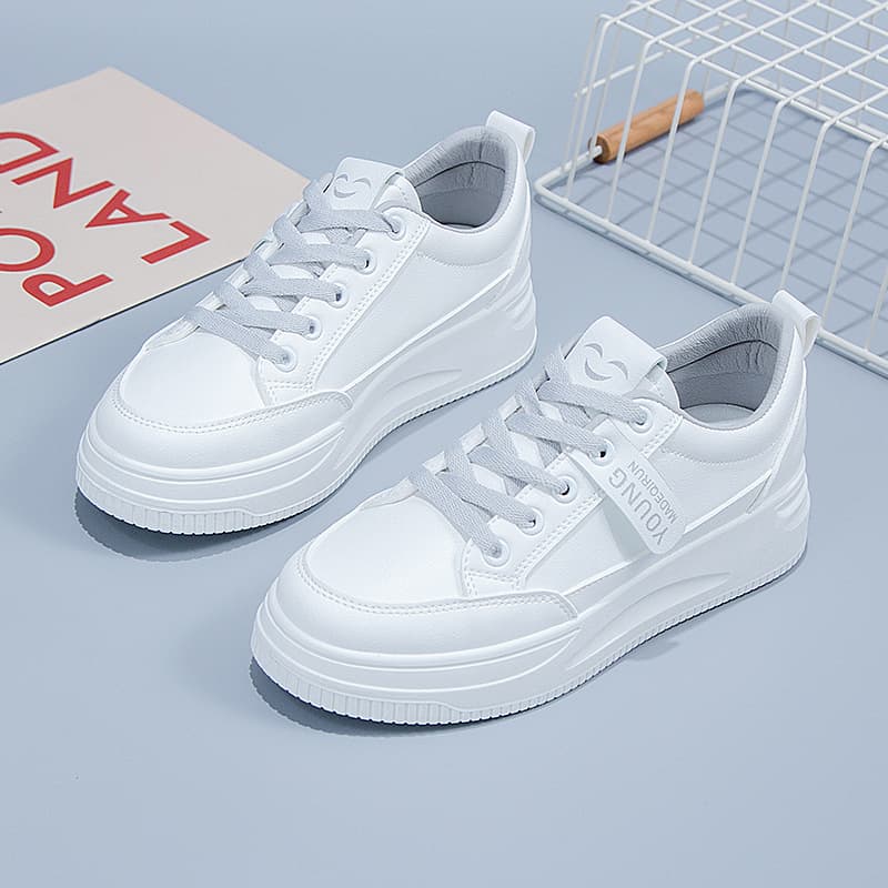 Zapatos deportivos versátiles para mujer con suela plana