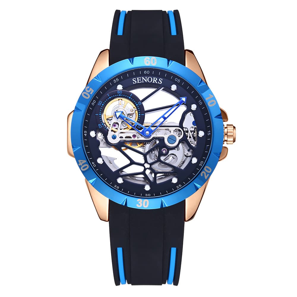 Reloj automático hueco para hombre