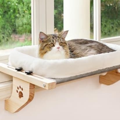 Hamaca para gato colgante, nido de ventana