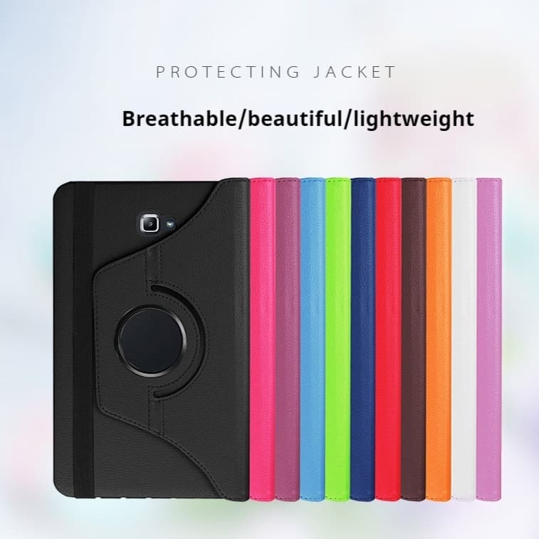 Funda de cuero protectora rotatoria para tablet