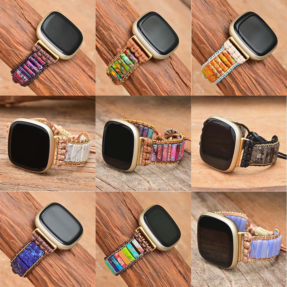 Correa tejida vintage para Fitbit Versa 2 y 3