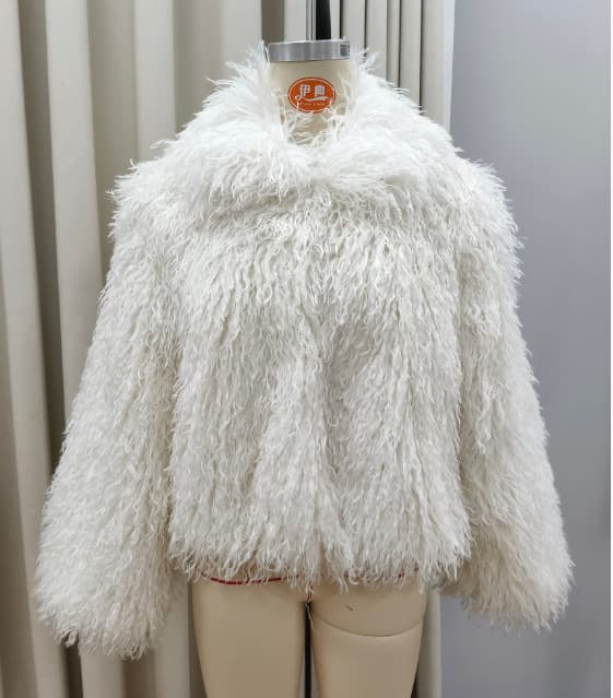 Abrigo de invierno para mujer con mangas largas