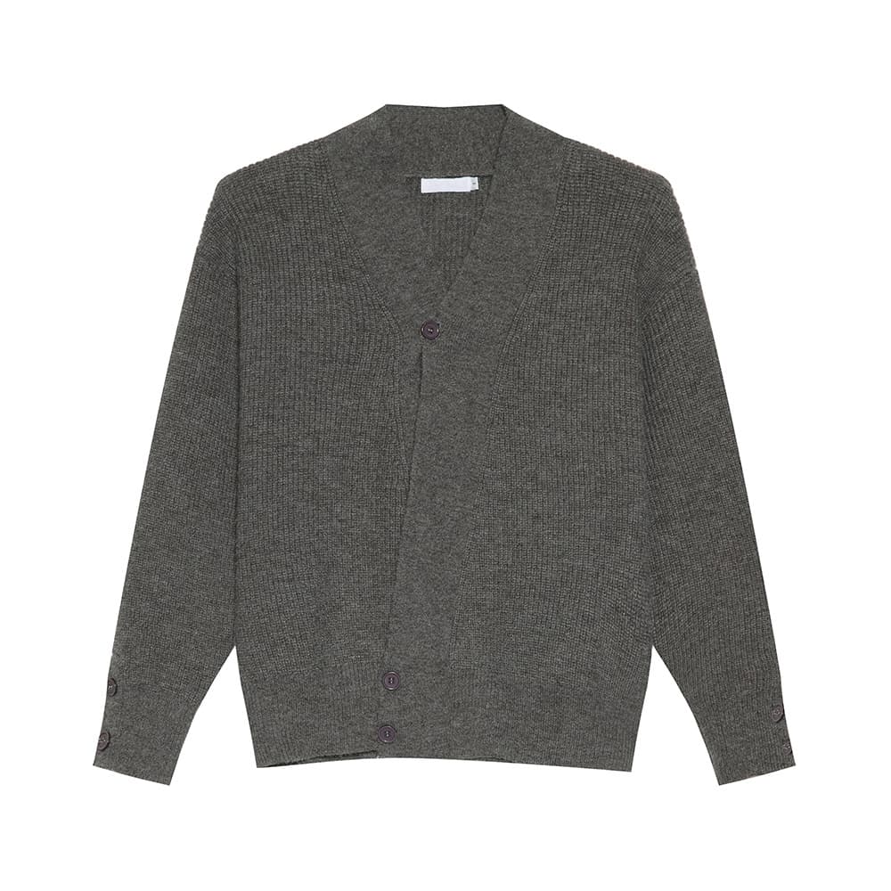 Suéter de hombre con diseño de cierre diagonal