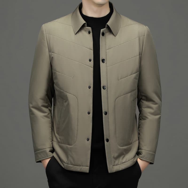 Chaqueta de hombre otoño invierno algodón acolchado