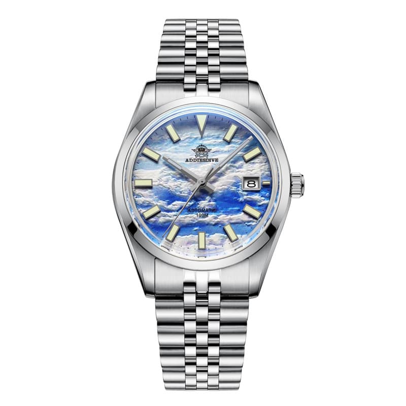 Reloj automático mecánico luminoso impermeable para hombre
