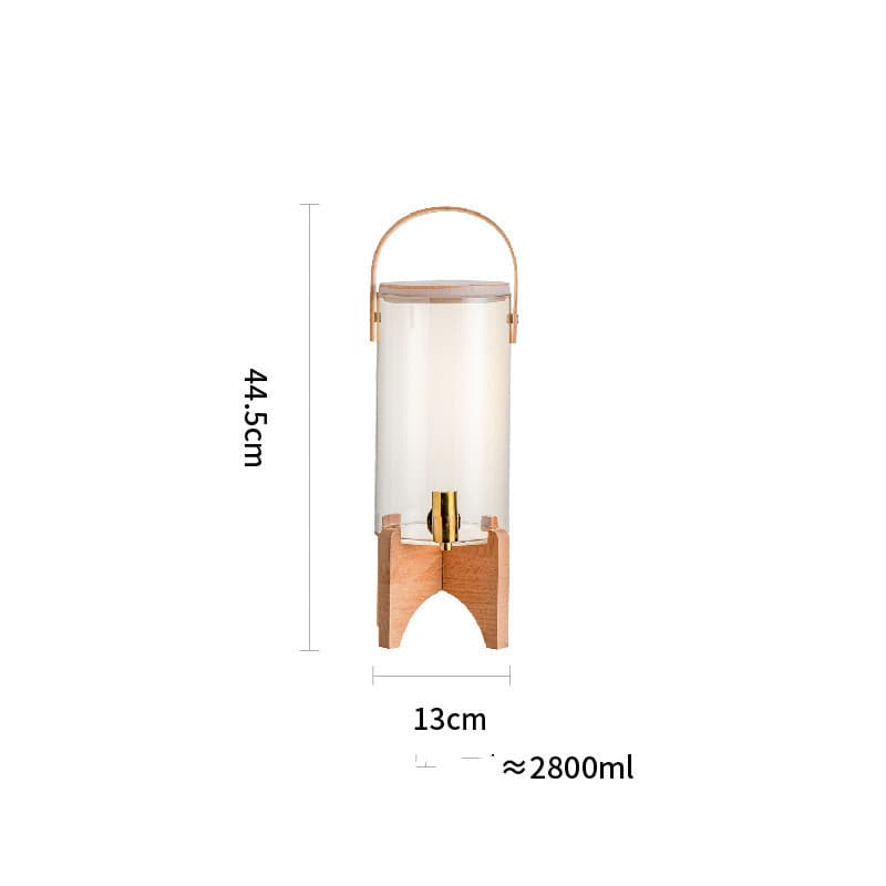 Dispensador de bebidas frías con grifo de vidrio