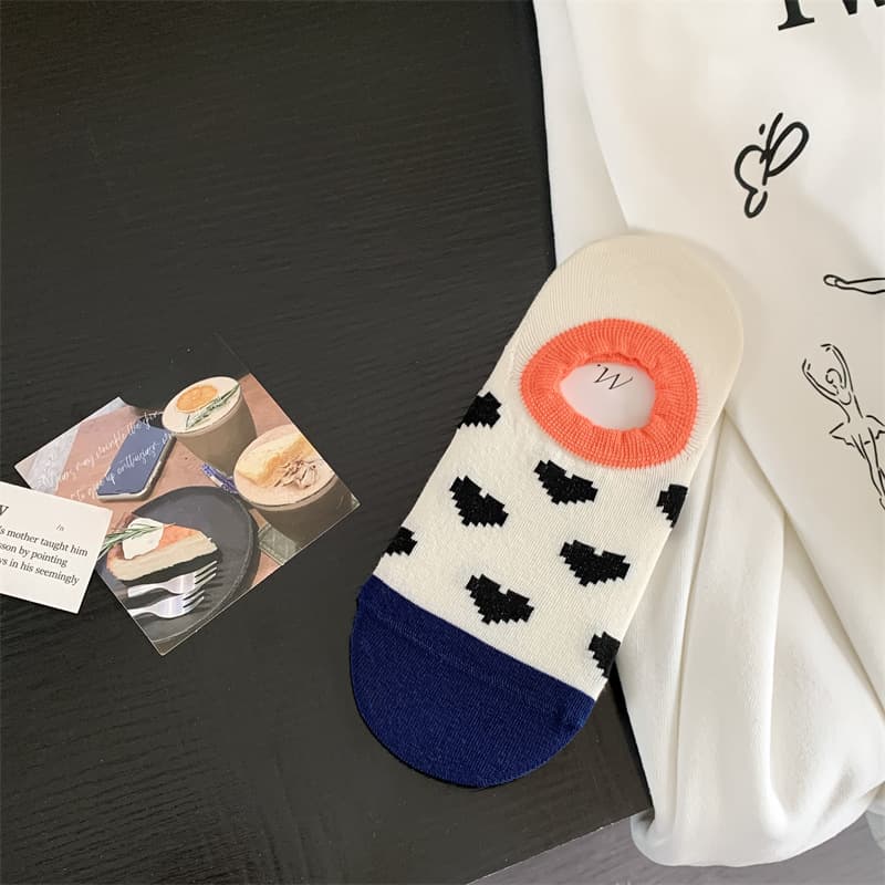 Calcetines invisibles para mujer con patrones