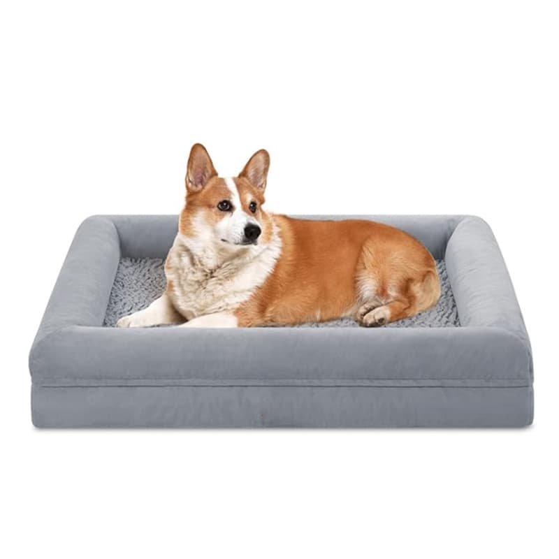 Cama para perro grande con acolchado grueso