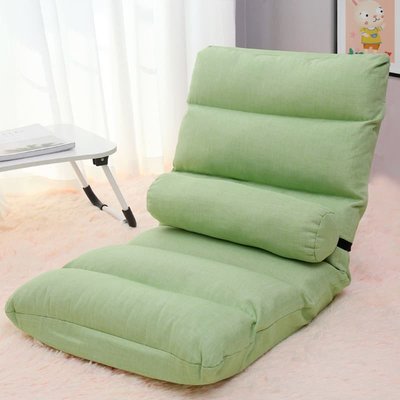 Sofá perezoso de tatami con respaldo para dormitorio