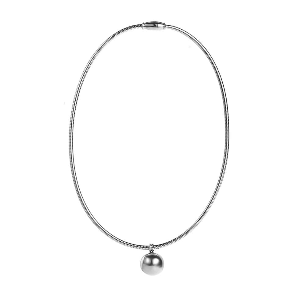 Collar cadena de acero titanio