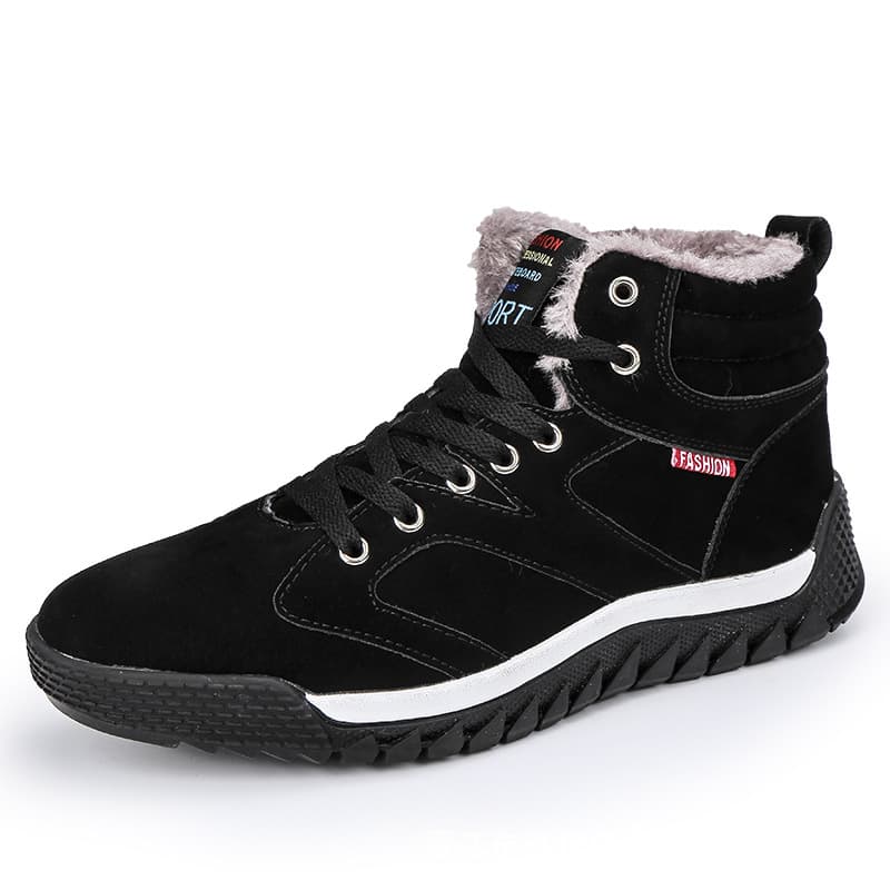 Zapatos casuales cálidos para hombre talla grande