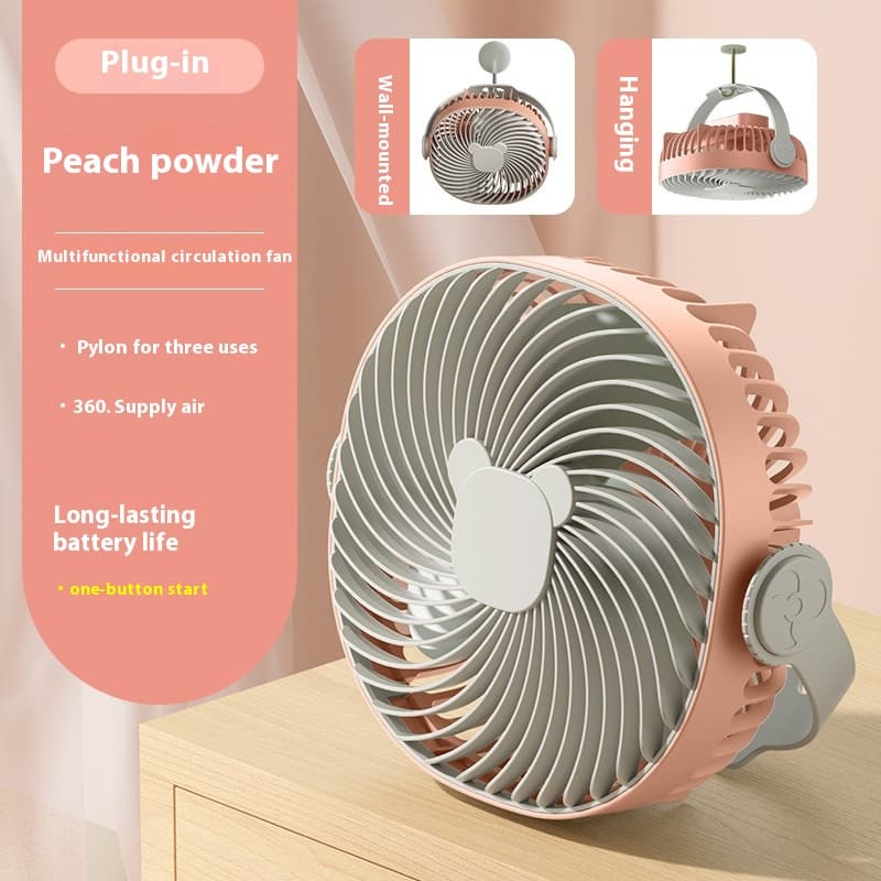Ventilador portátil USB para casa y dormitorio