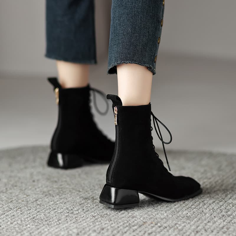 Botas Martin con punta cuadrada para mujer