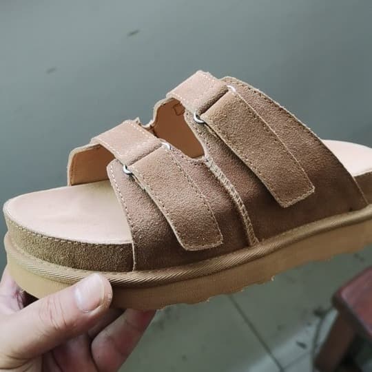 Zapatos de plataforma gruesa con velcro y hebilla