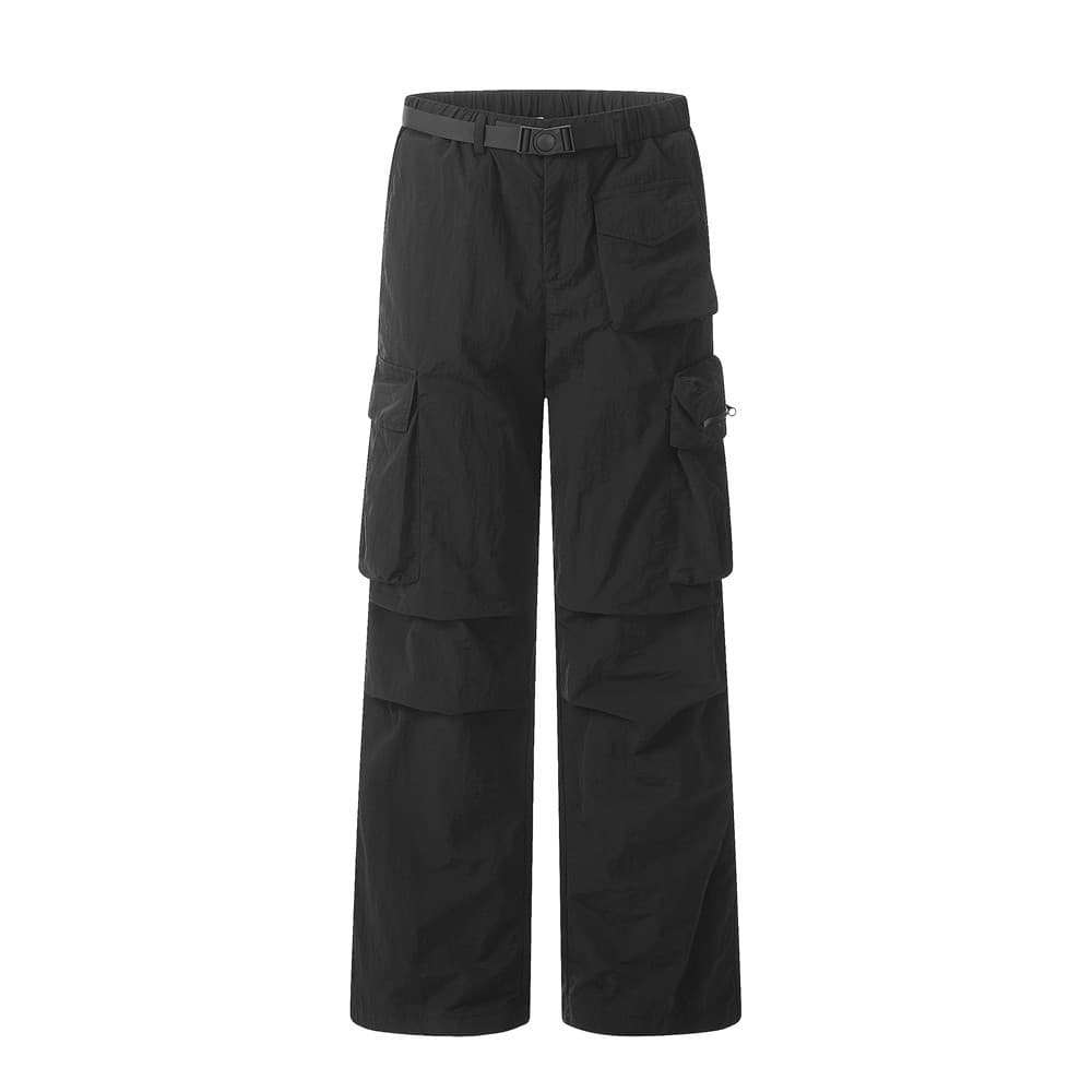 Pantalones holgados de pierna ancha para hombre