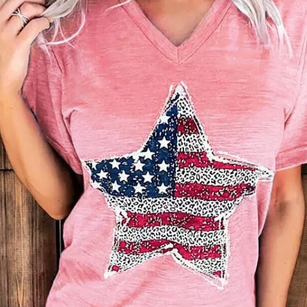 Playera suelta con cuello redondo
