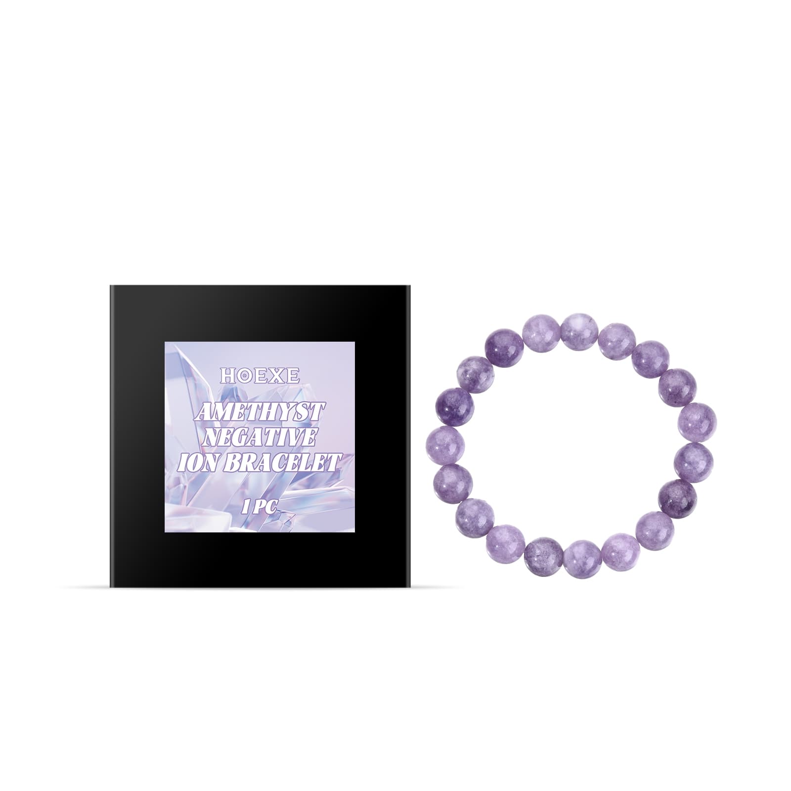 Pulsera de amatista con iones negativos