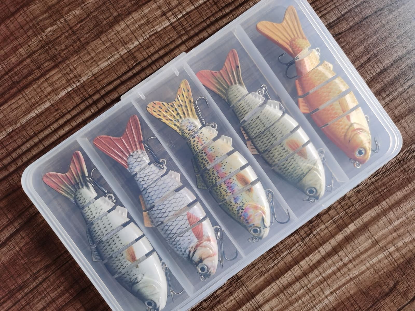 Juego de cebo duro simulado para pesca marina