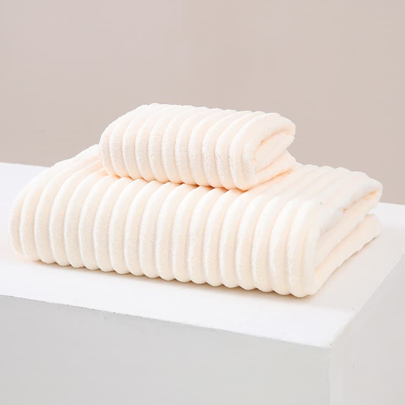 Toalla de baño absorbente terciopelo coral versátil