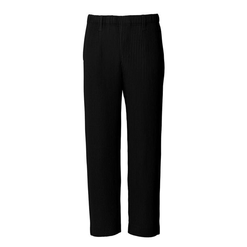 Pantalones rectos anchos con efecto drapeado