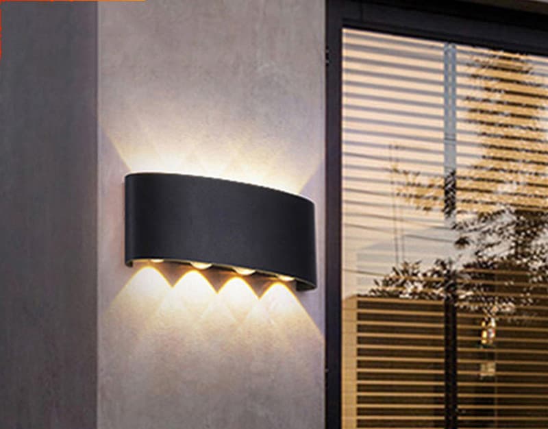 Lámpara de pared impermeable para exterior