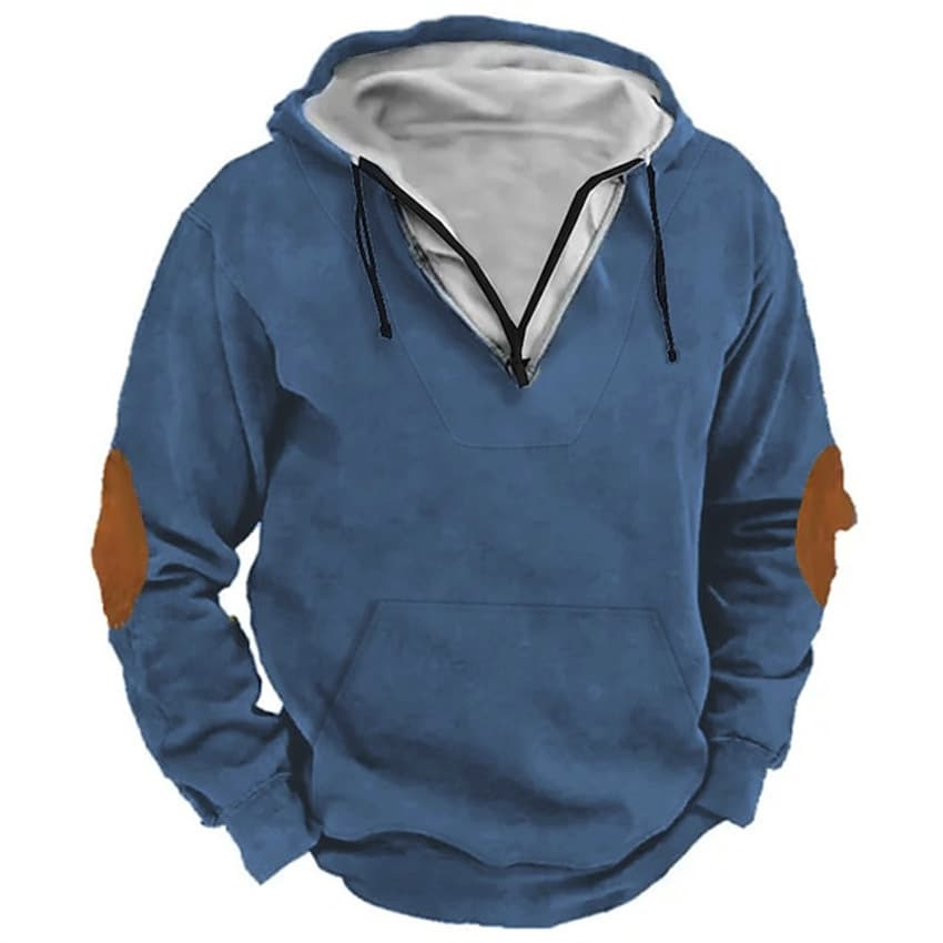 Sudadera con capucha casual para hombre