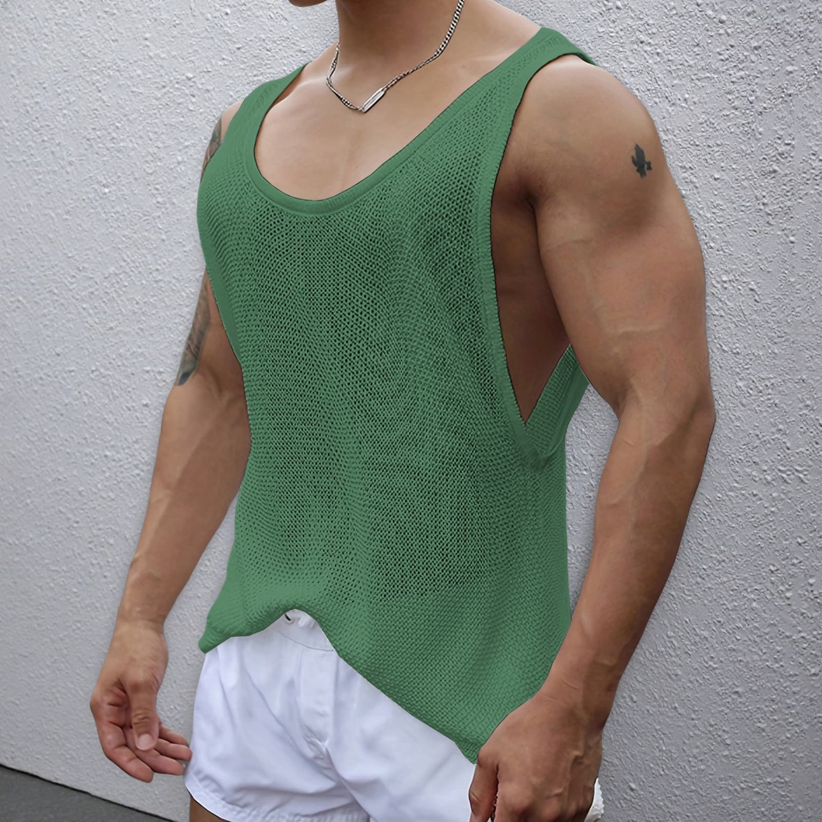Chaleco de punto sin mangas para verano, corte holgado