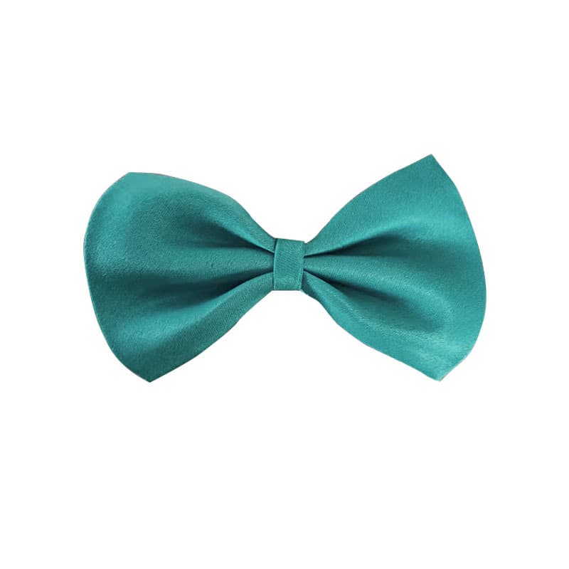 Collar de moño para mascotas en colores sólidos