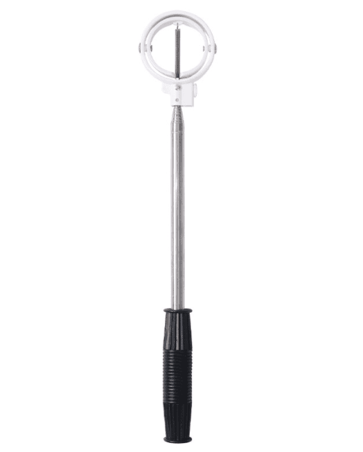 Recolector de balones retráctil en acero inoxidable