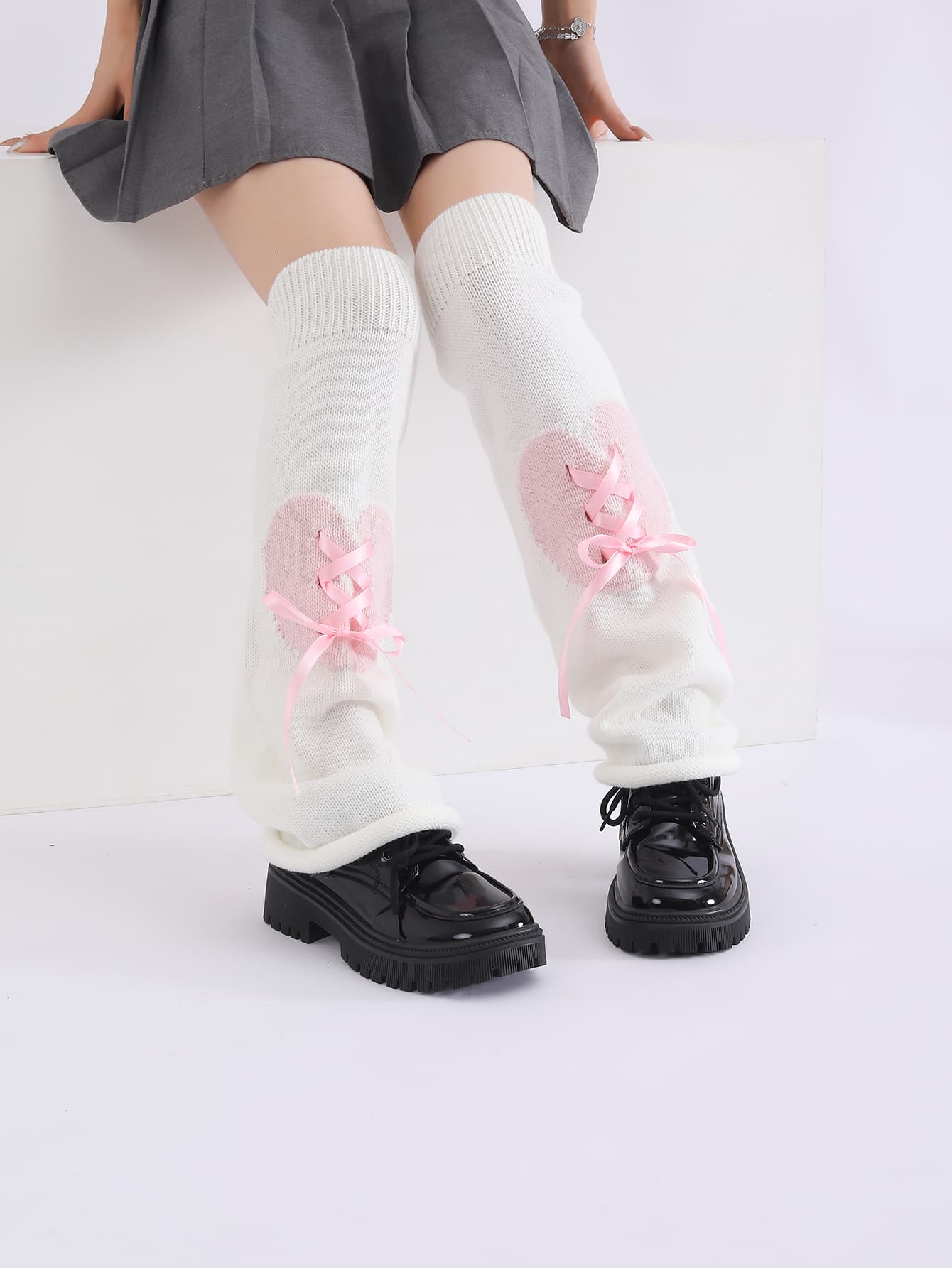 Calentadores góticos Y2K estilo Lolita para fiestas