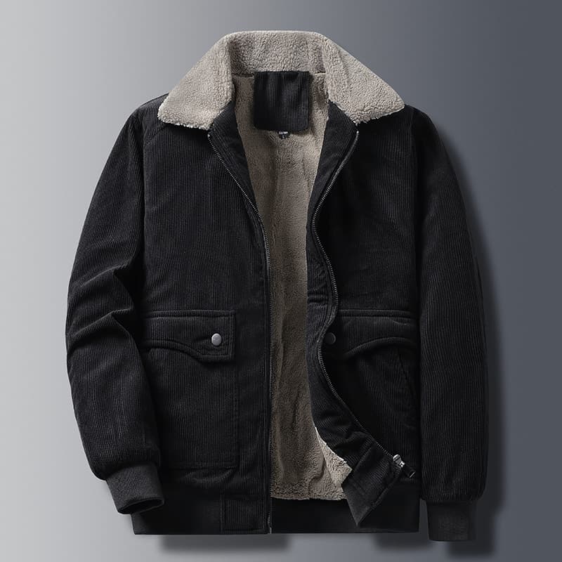 Chaqueta hombre simple color sólido