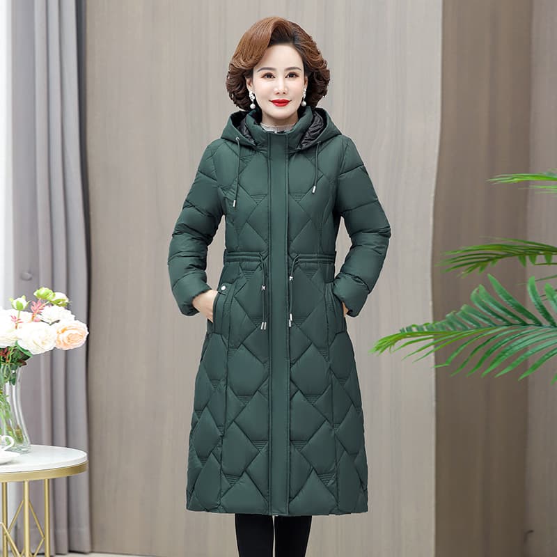 Abrigo acolchado suelto talla grande, invierno