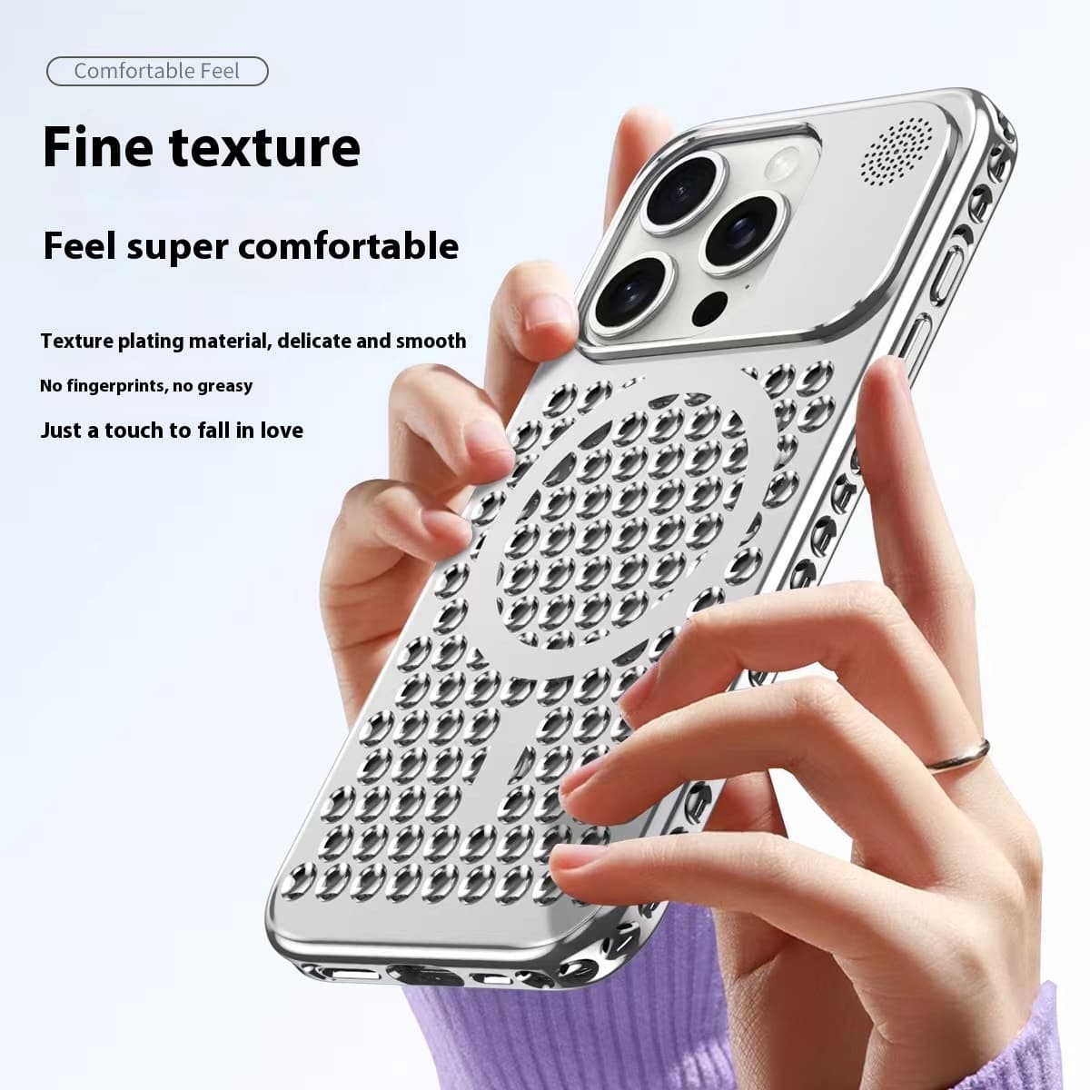 Funda magnética con disipación de calor y aromaterapia