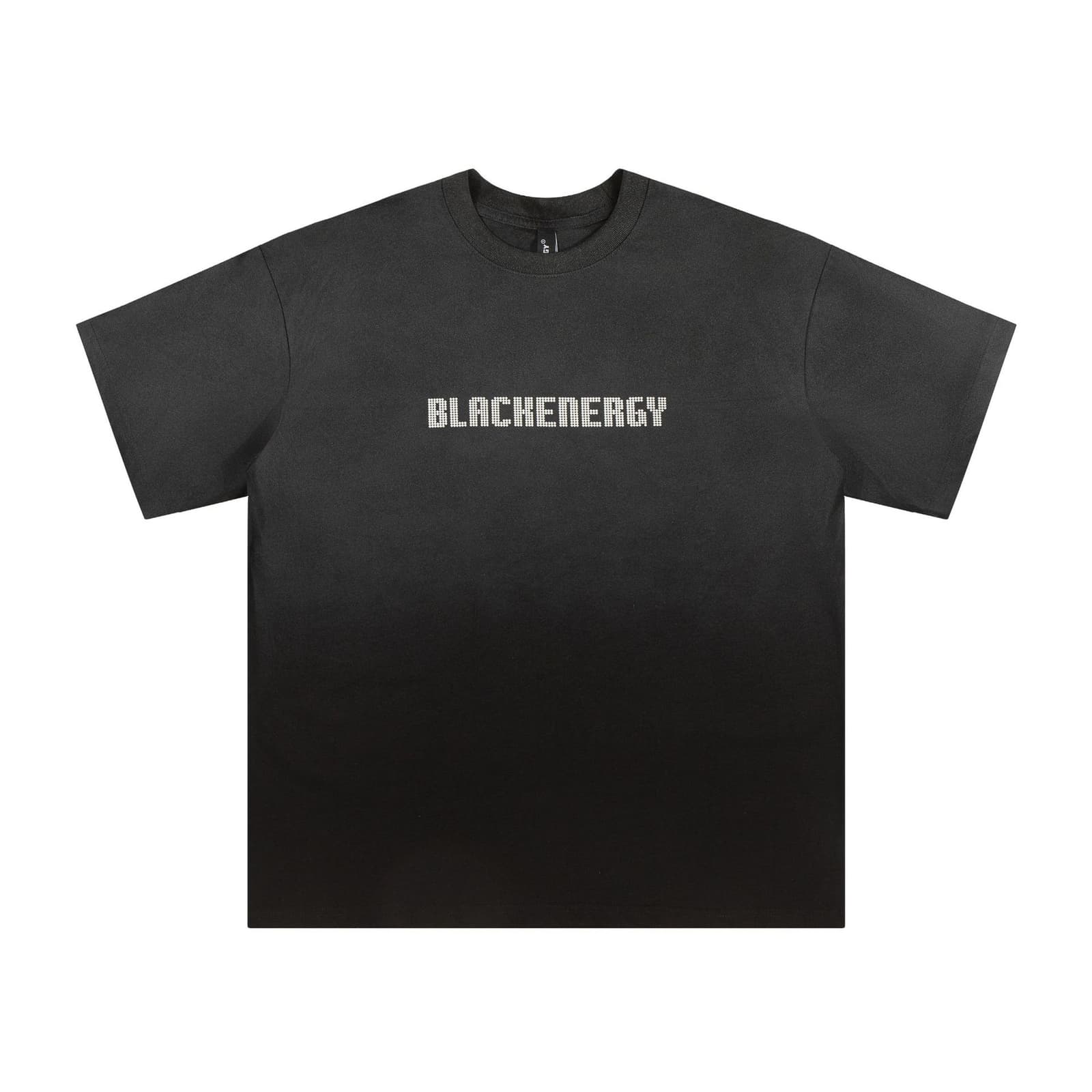 Camiseta tie dye con estampado de letras para hombre