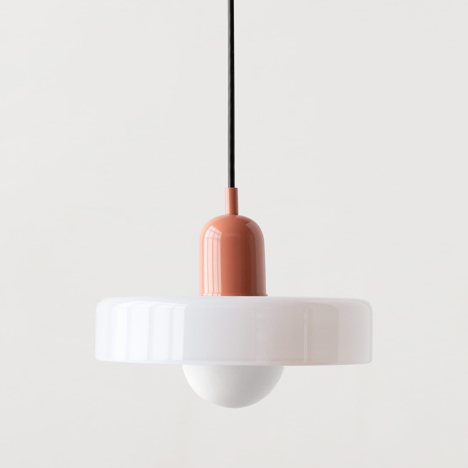 Lámpara colgante Memphis de vidrio minimalista