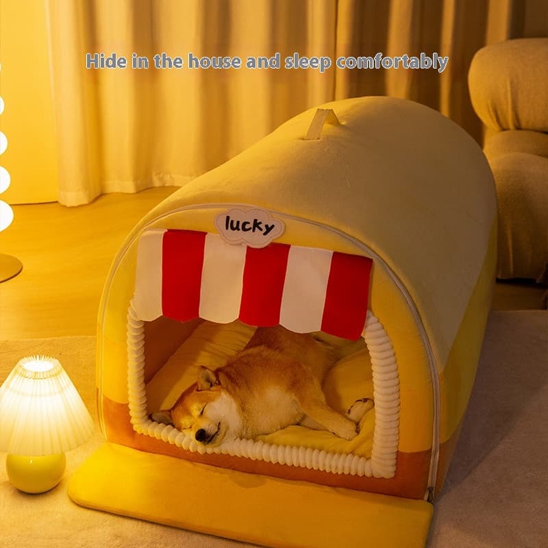 Cama para perro otoño invierno