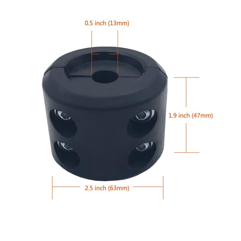 Tope de goma para winch ATV/UTV, amortiguador
