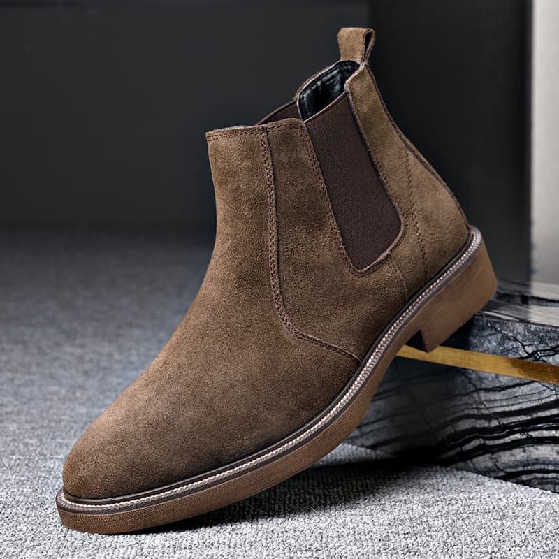 Botas Chelsea de ante para hombre