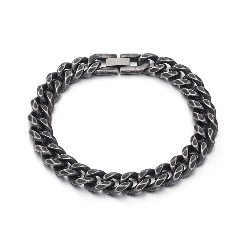 Pulsera minimalista de acero inoxidable unisex