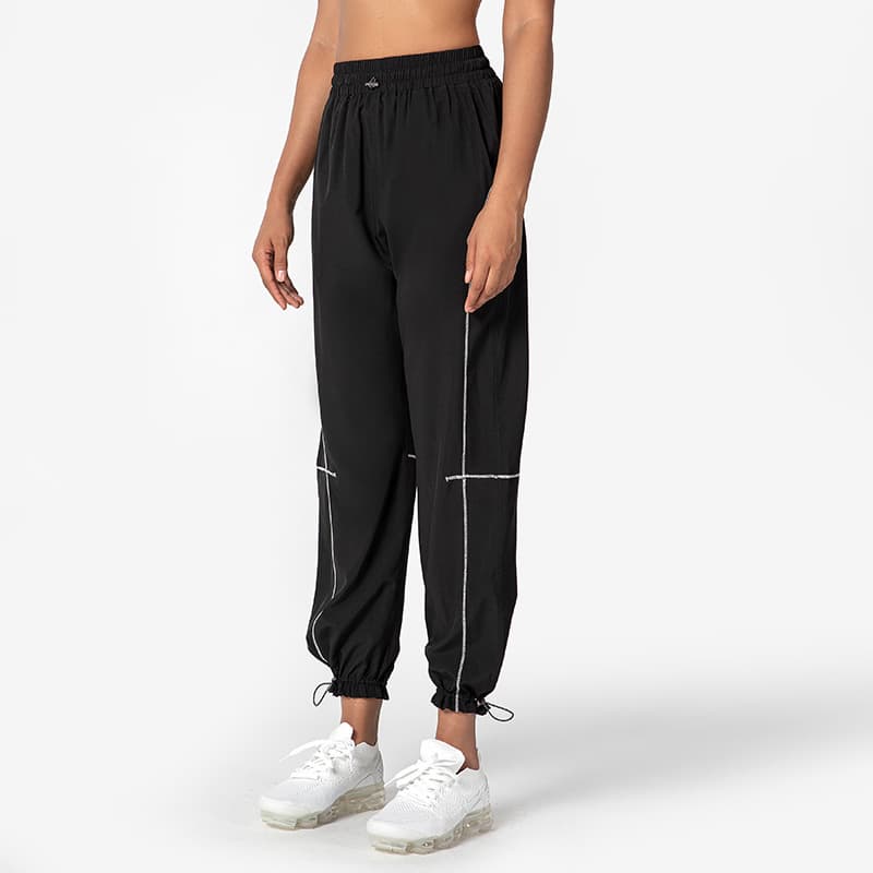 Pantalón deportivo para mujer, corte suelto y afilado