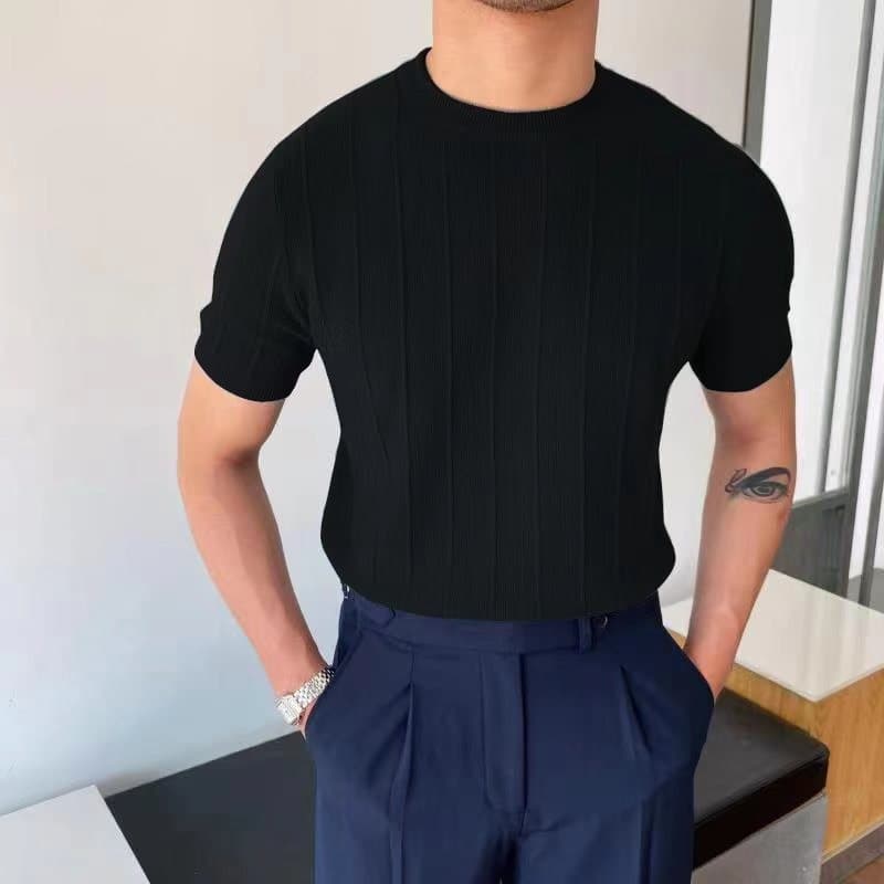 Camiseta estilo coreano suelta manga corta